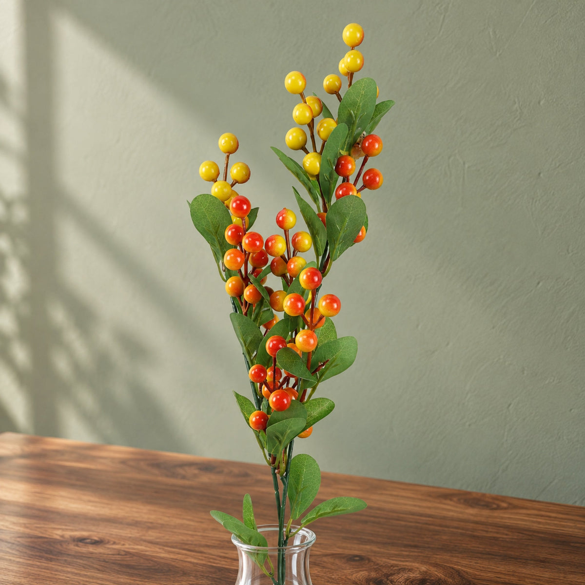 70cm Artificial Faux Berry Spray Stem