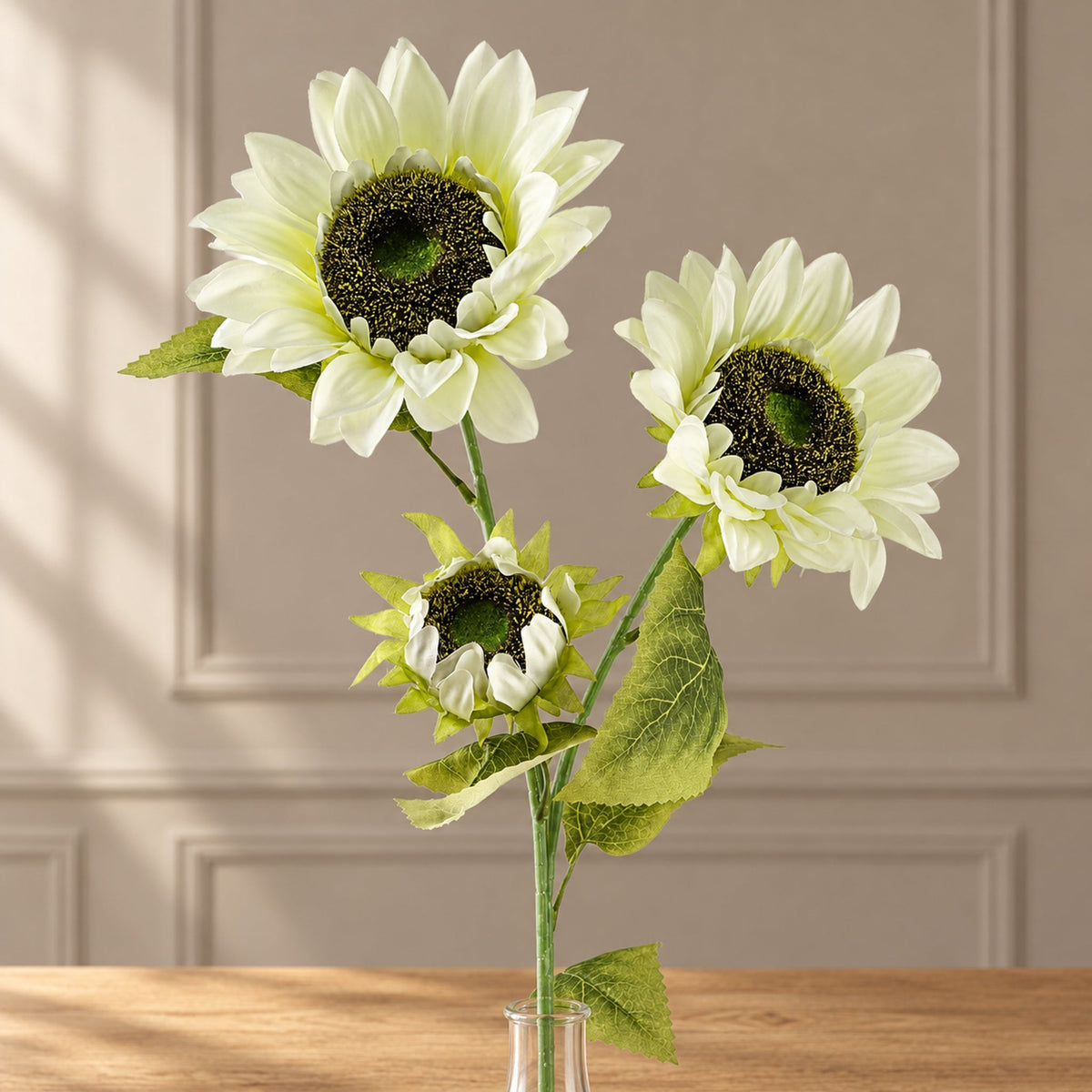 88cm Faux Artificial Sunflower with 3 heads