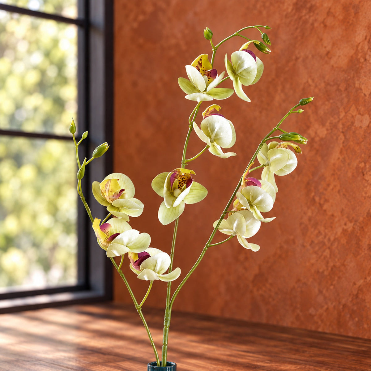 80cm Artificial Mini Orchid Stems