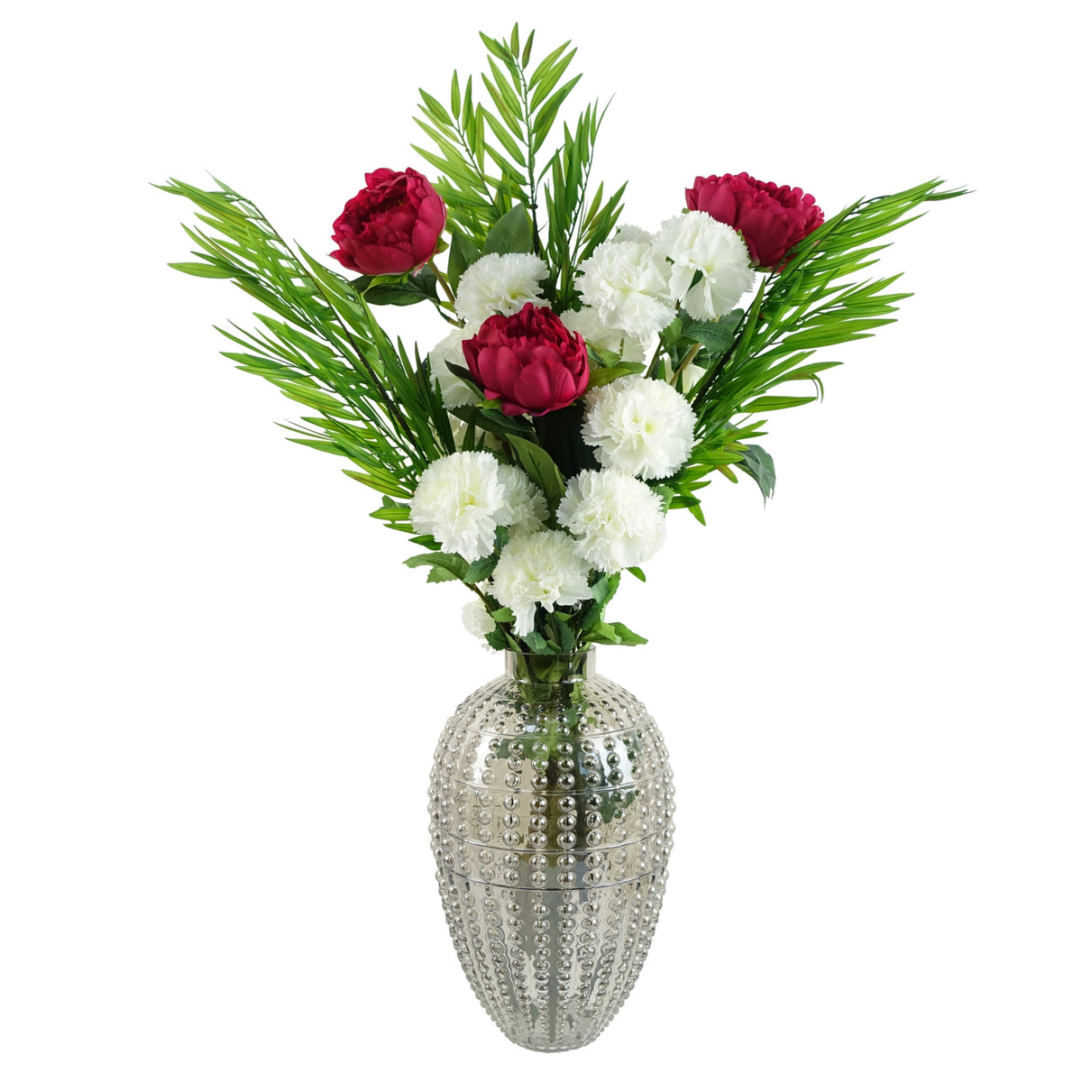 35cm Smoke Grey Bubble Vase – image 3