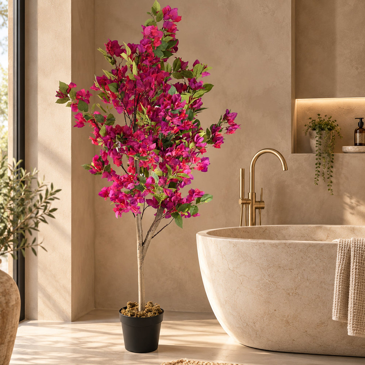 150cm Artificial Pink Bougainvillea Tree