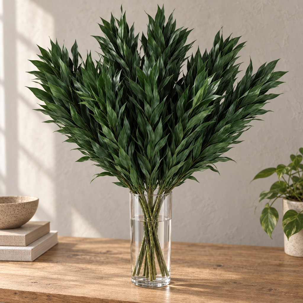 100cm Artificial Plastic Decorative Leaf Spray