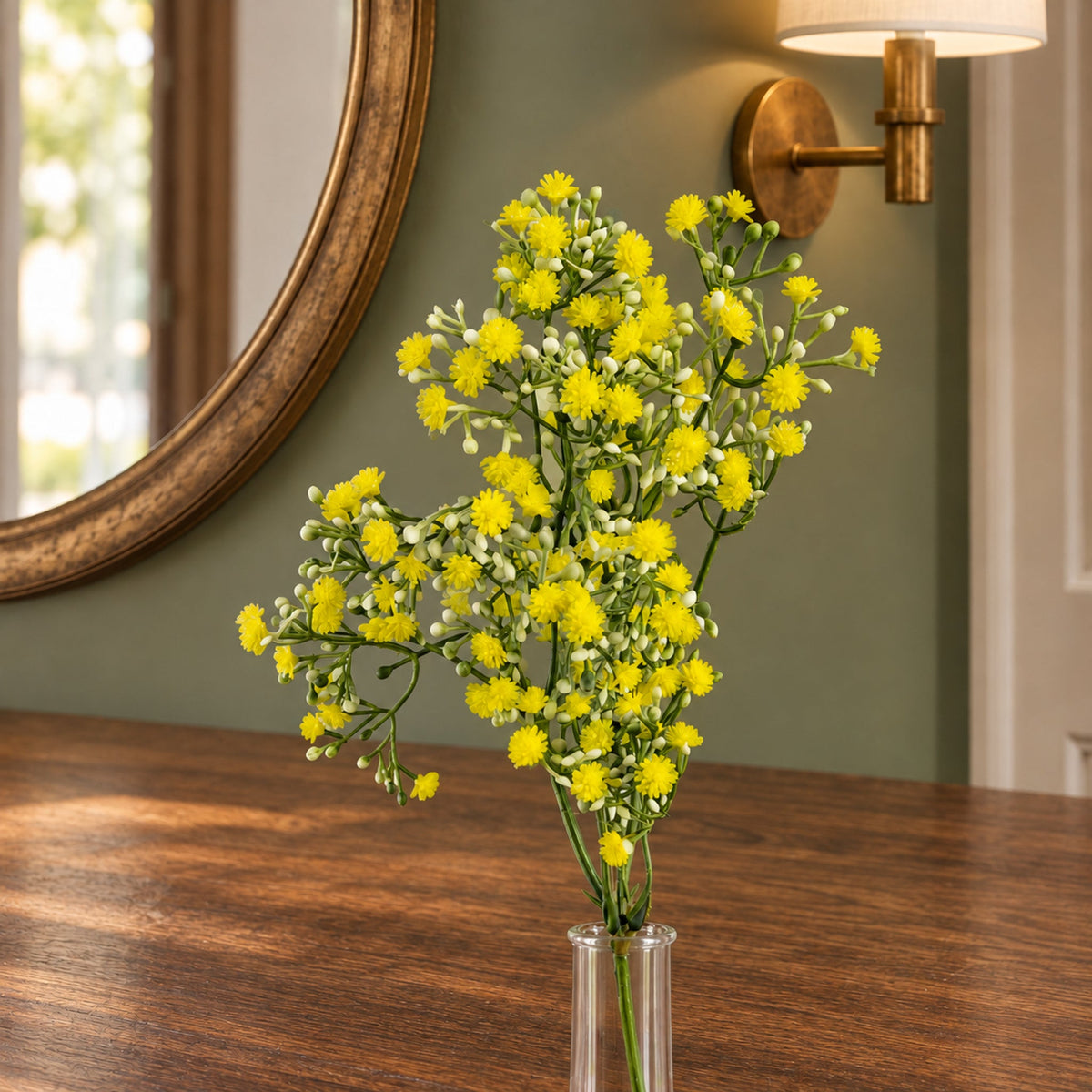 55cm Gypsophila Faux Stem