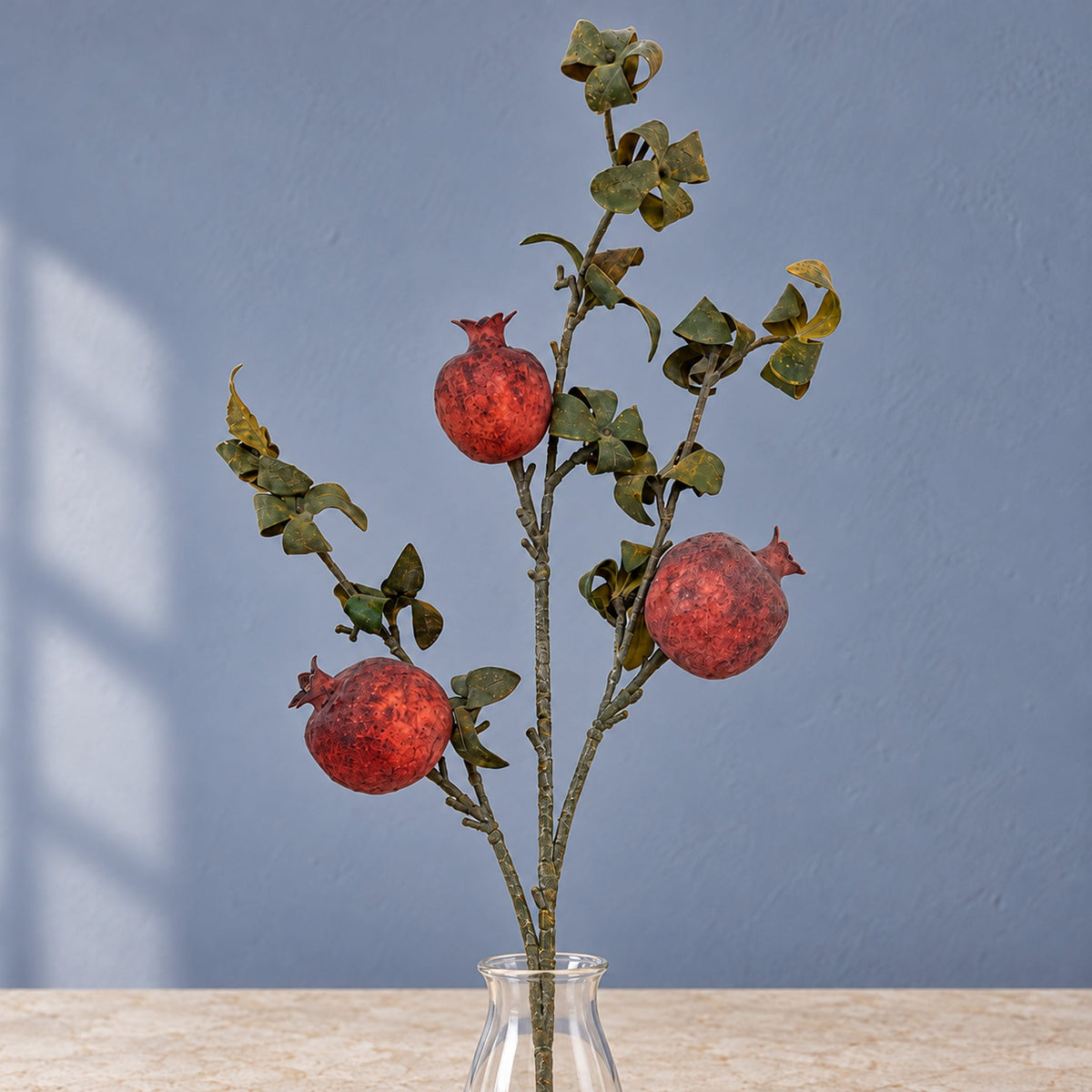 75cm Artificial Pomegranate Stem