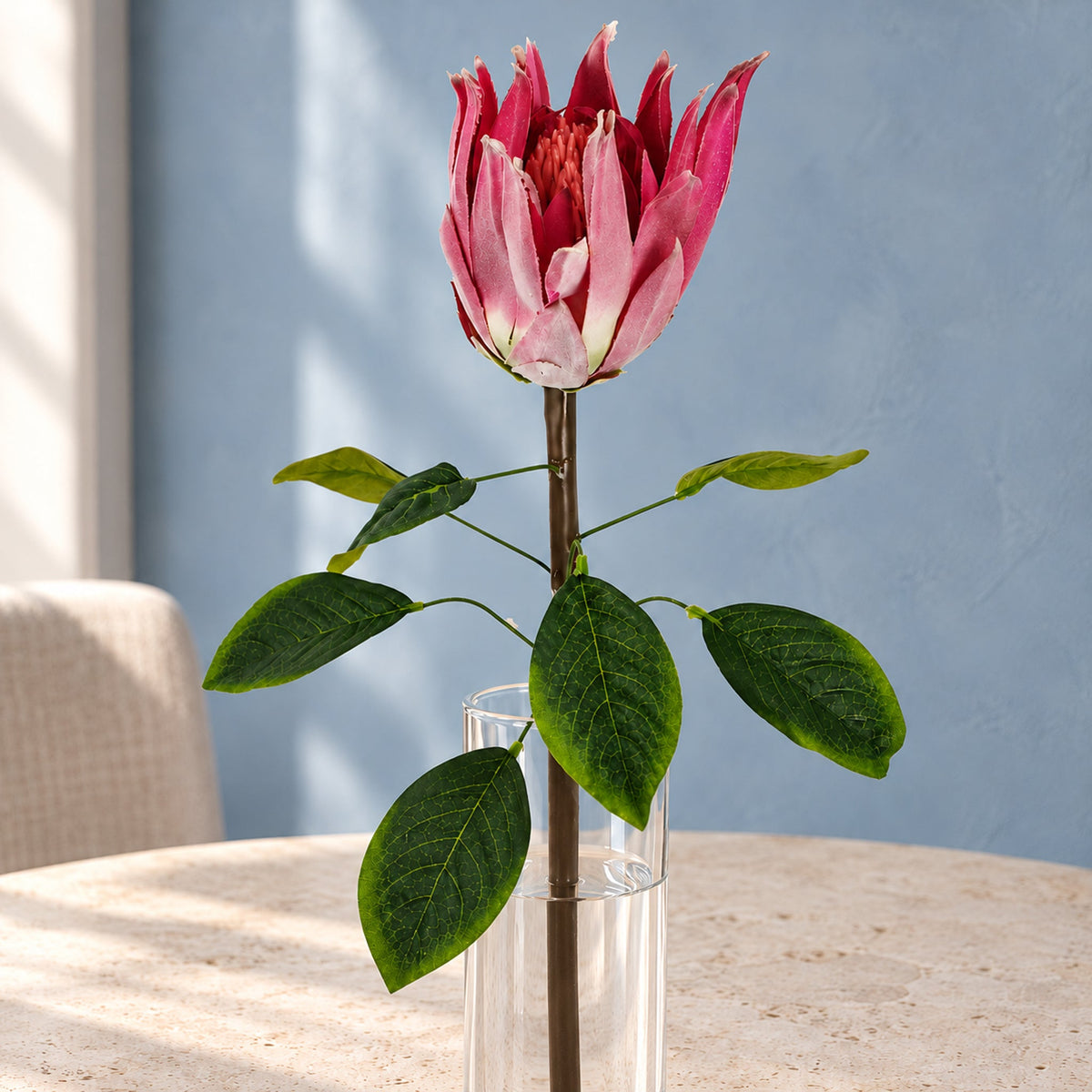 65cm Artificial Protea Sugarbush Flower Stem