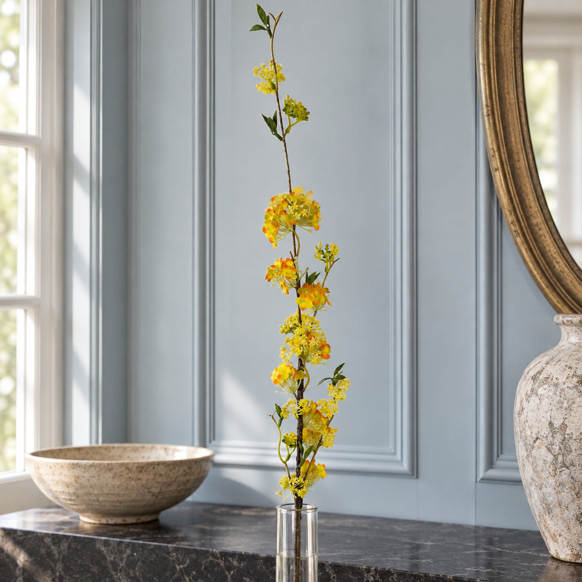 100cm Faux Blossom Spray Stem