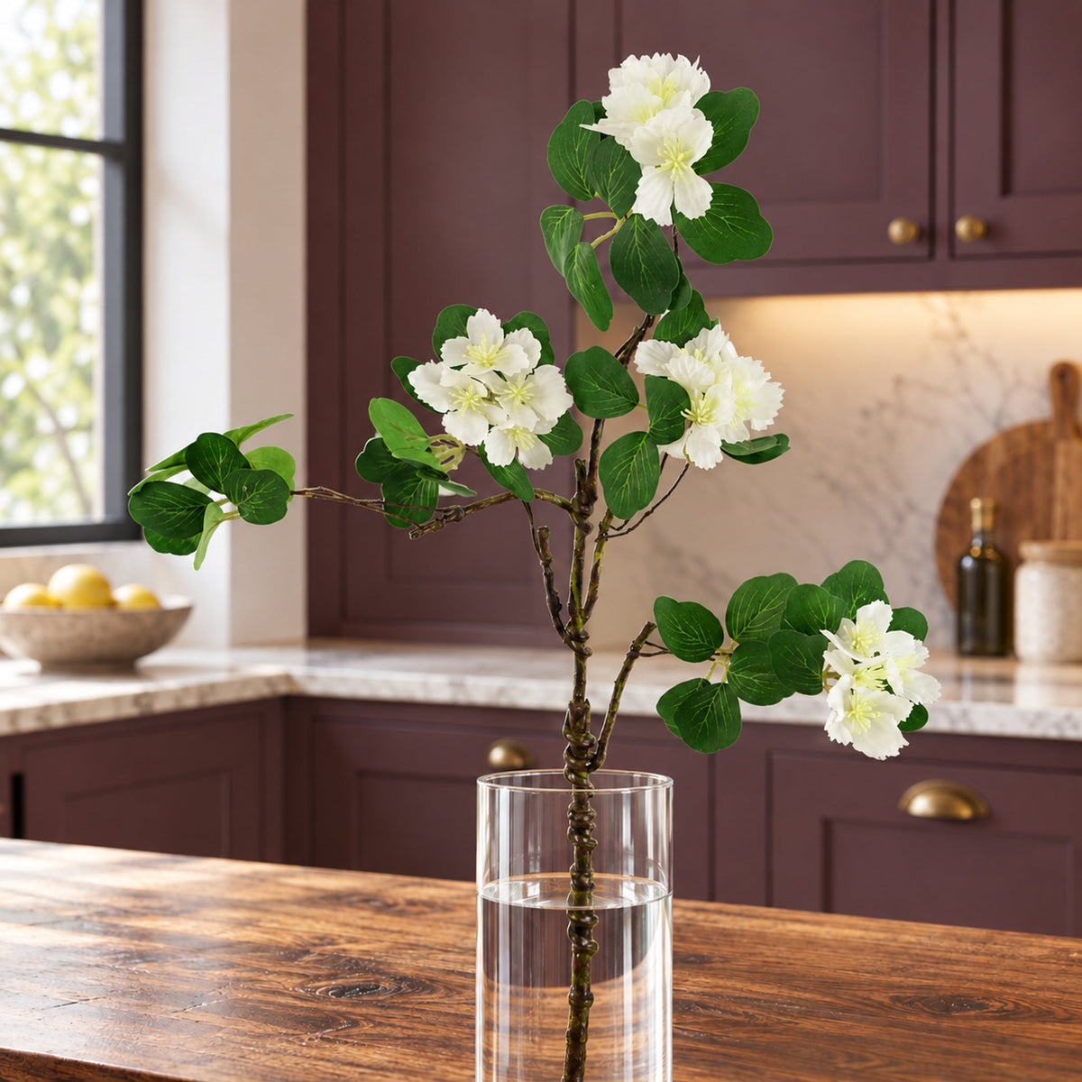 60cm Artificial Flower Foliage Spray Stem