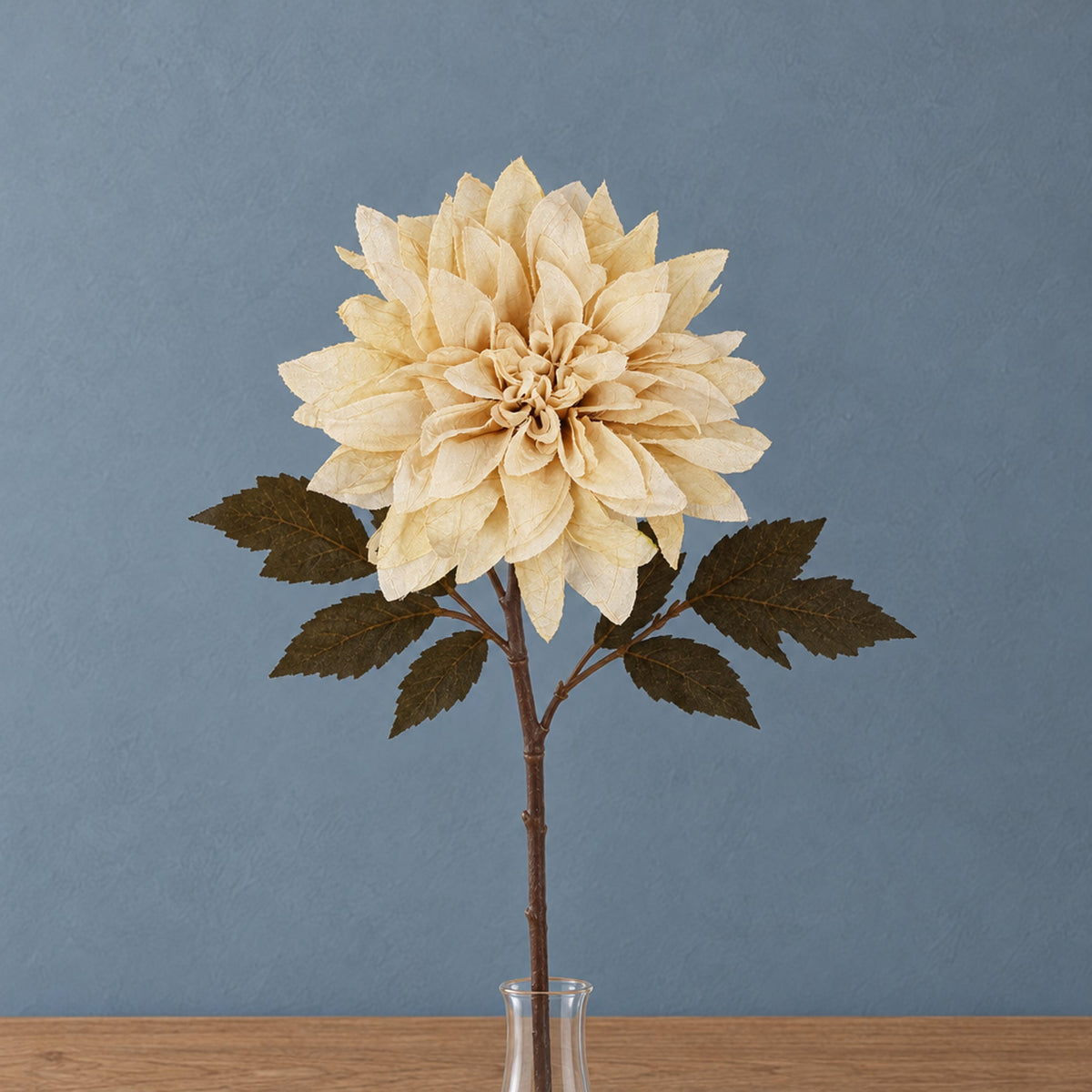 55cm Artificial Faux Dahlia Flower Stem