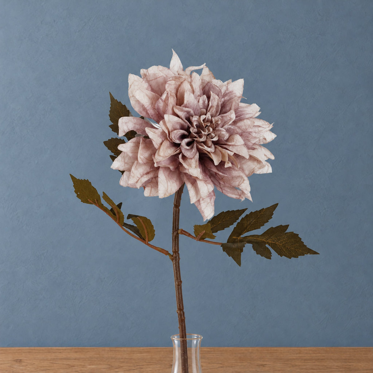55cm Artificial Faux Dahlia Flower Stem