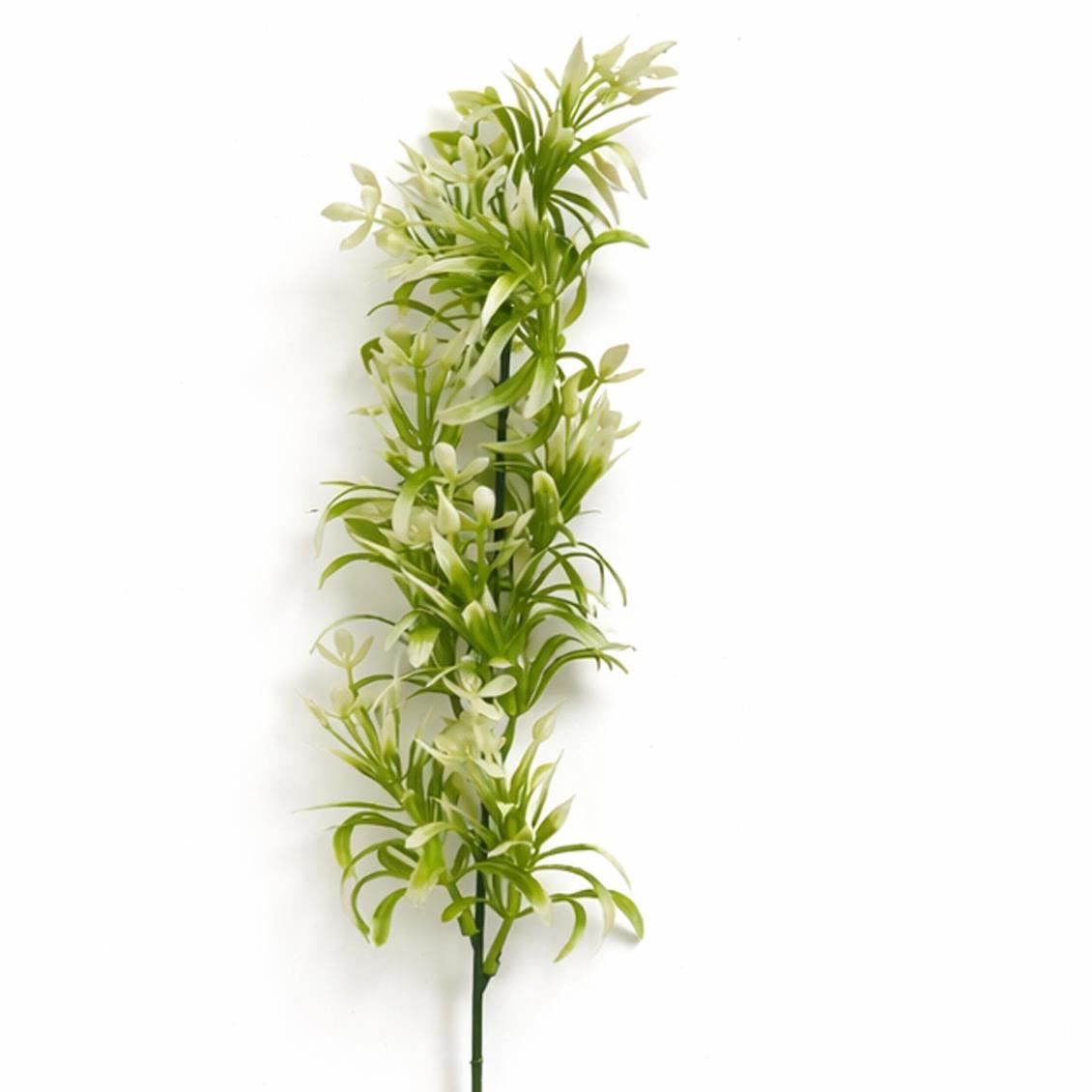 48cm Artificial White Blossom Spray Stem – image 14