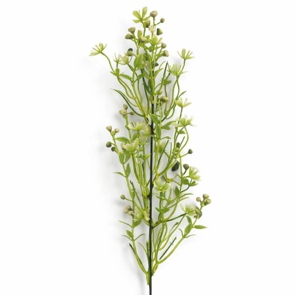 48cm Artificial Wild Berry Blossom Spray Stem Faux Green Floral Filler – image 11