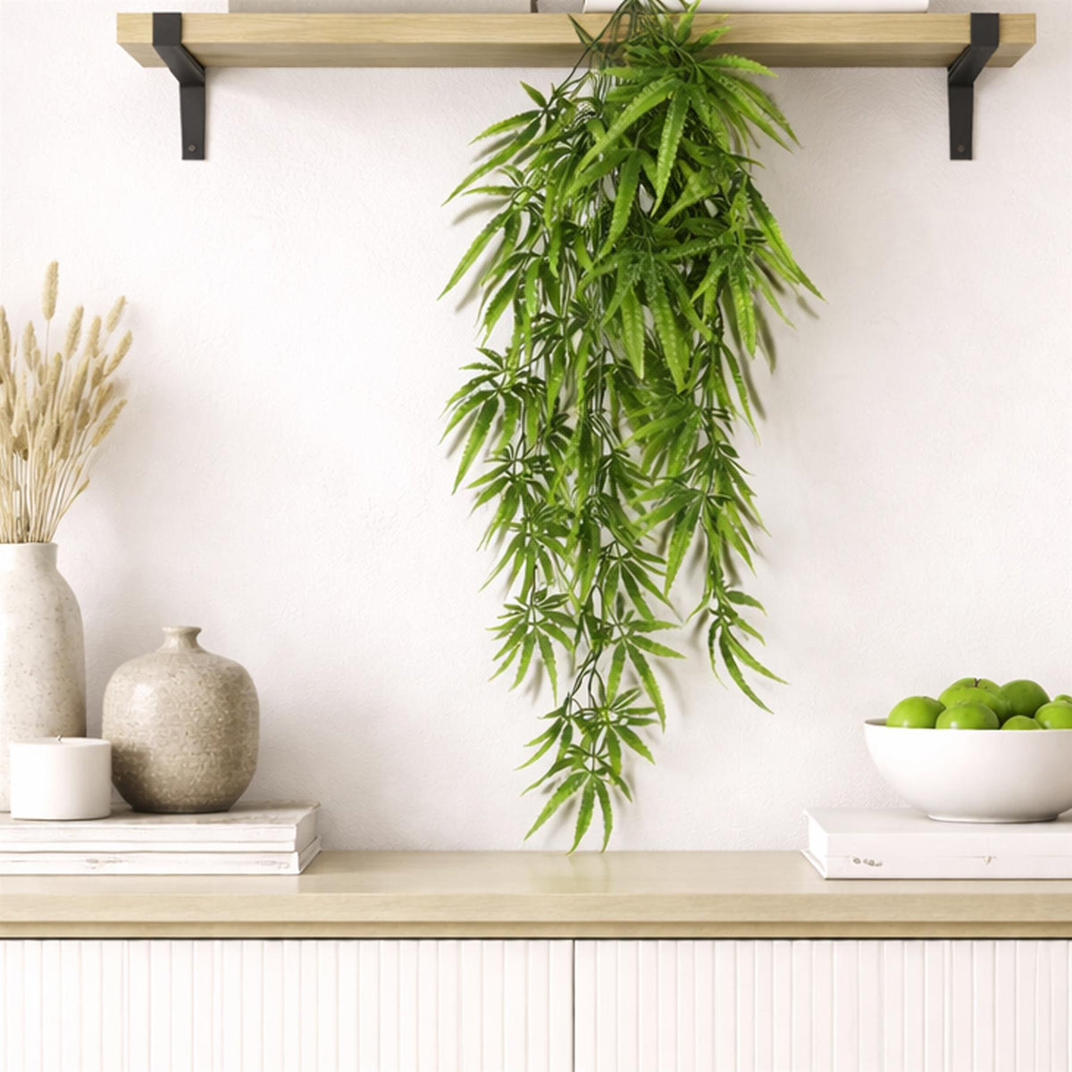 80cm Artificial Trailing Fern Leaf Plant Hanging Faux Greenery Vine – image 2