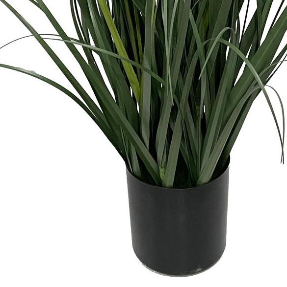 95cm Artificial Grass Plant Potted with Flower Detail – image 4