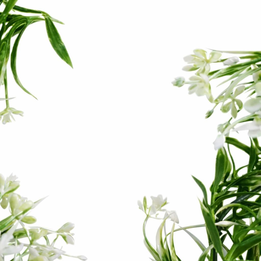 170cm Artificial White Flowering Greenery Garland Hanging Decoration – image 8