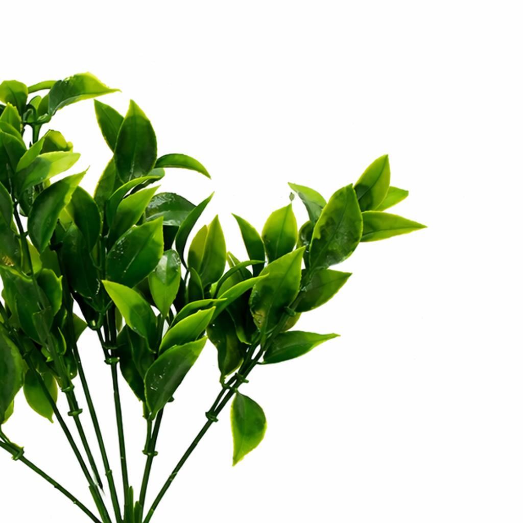 30cm Artificial Boxwood Leaf Foliage Spray Stem – image 9