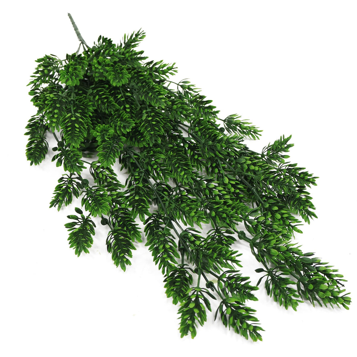 Hanging UV and Fire Resistant Artificial Clustered Fern Plant 128cm – image 2