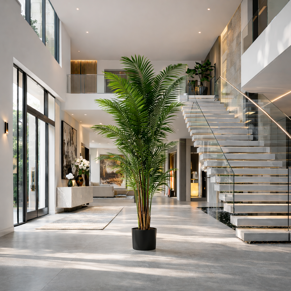 210cm Artificial Fire Retardant Areca Palm Tree – image 3
