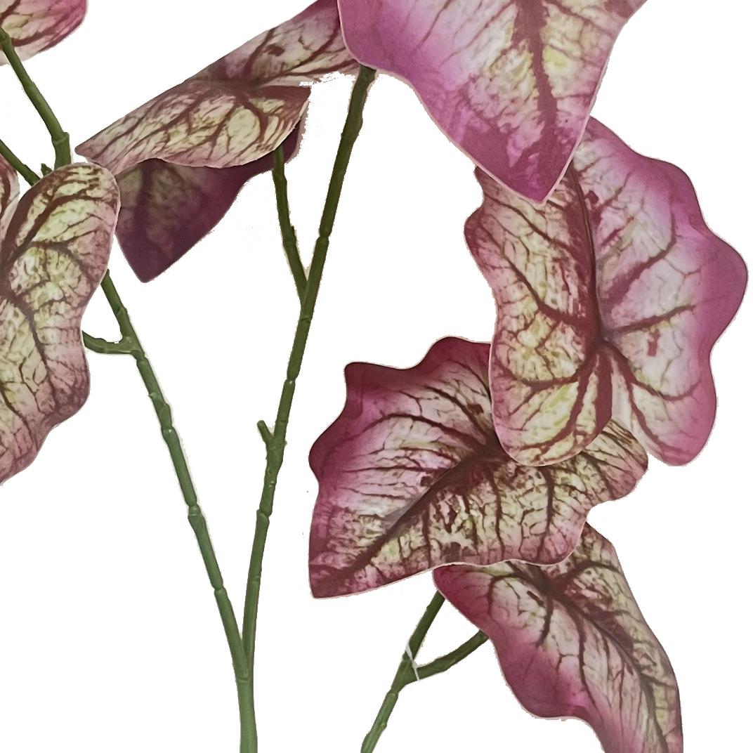 85cm Artificial Purple Leaf Foliage Stem Spray – image 5