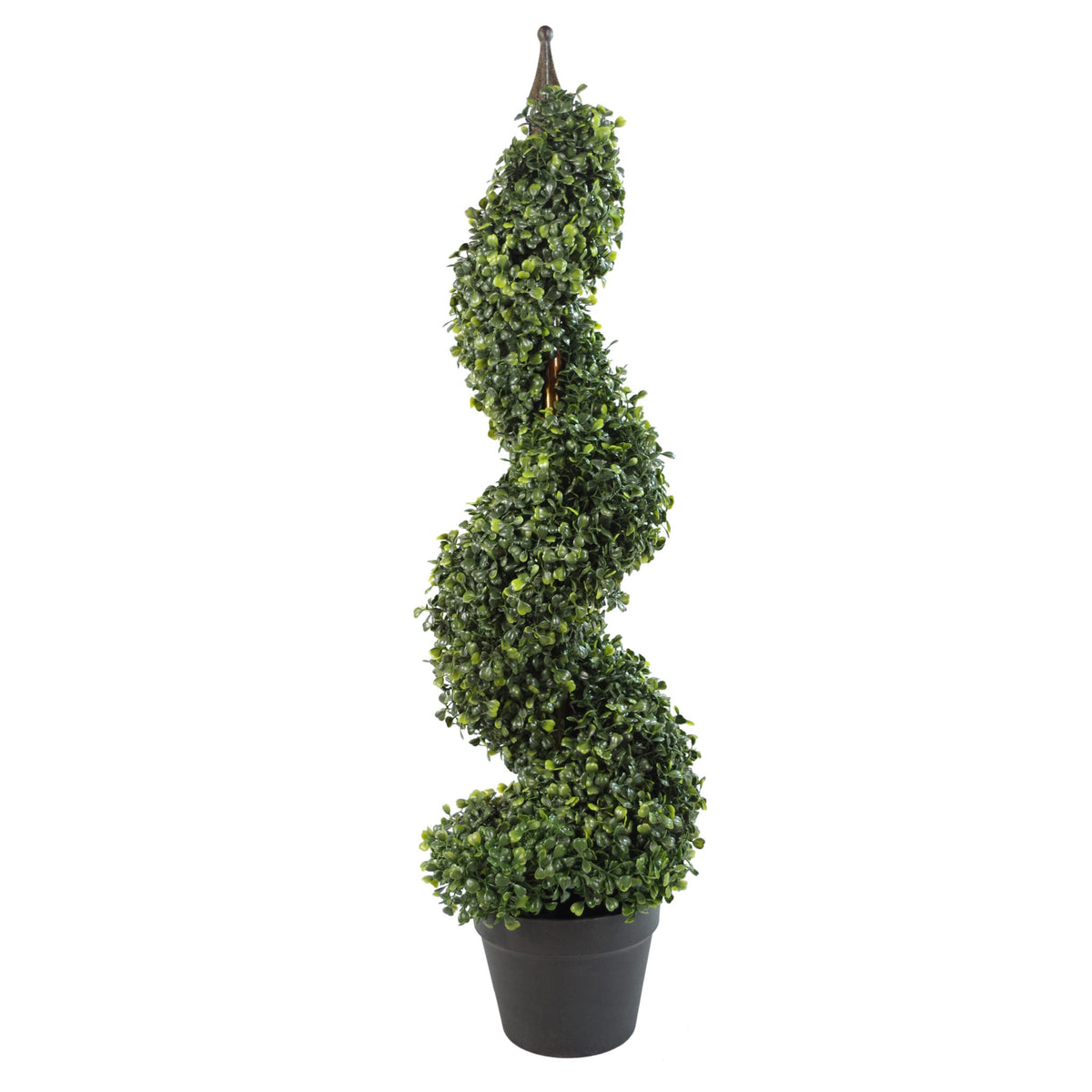 90cm (3ft) Tall Artificial Boxwood Tower Tree Topiary Spiral Decorative Top – image 9