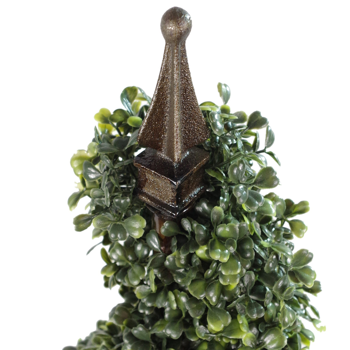 90cm (3ft) Tall Artificial Boxwood Tower Tree Topiary Spiral Decorative Top – image 18