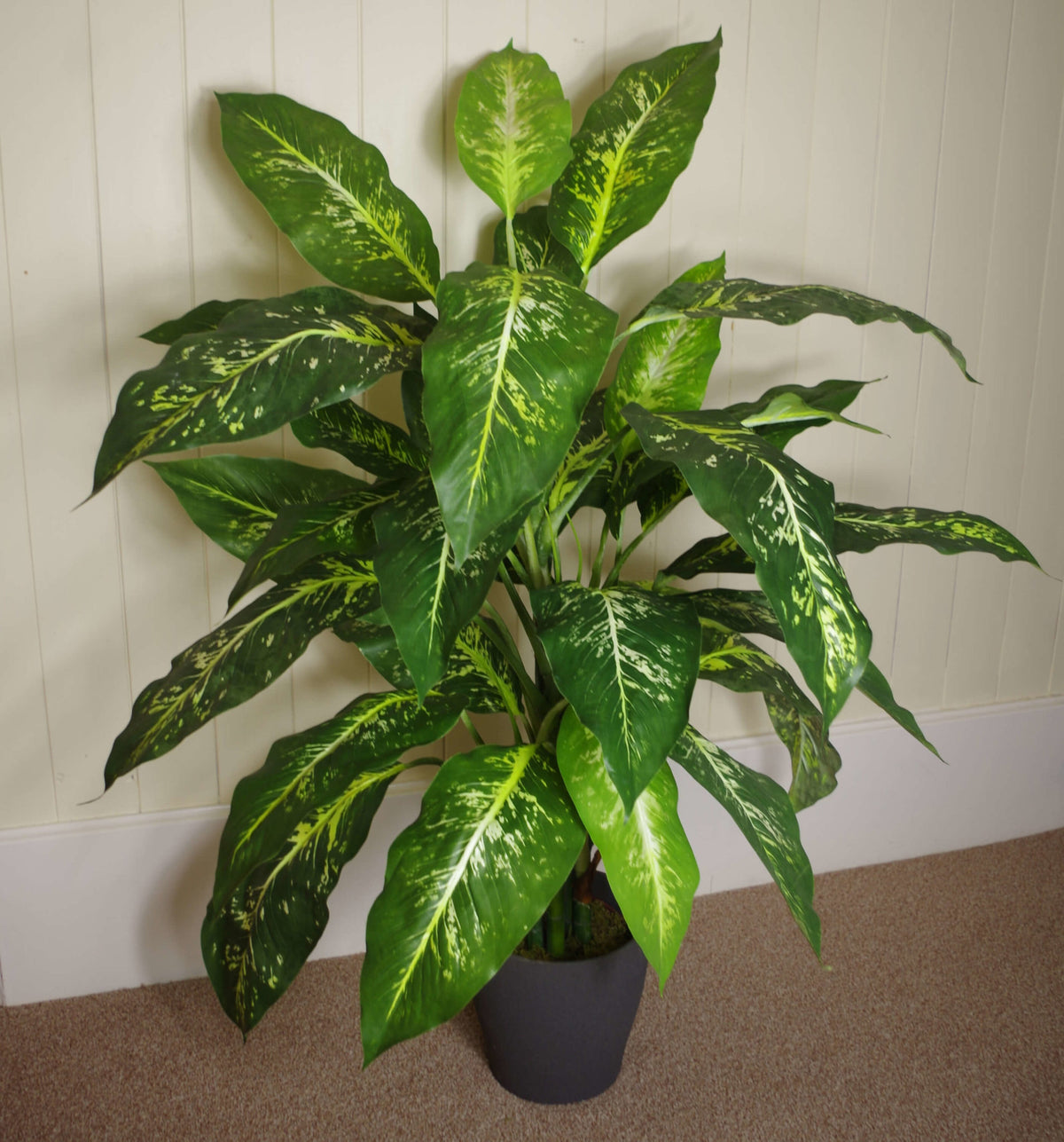 100cm Large Fox's Aglaonema (Spotted Evergreen) Tree Artificial Plant – image 4