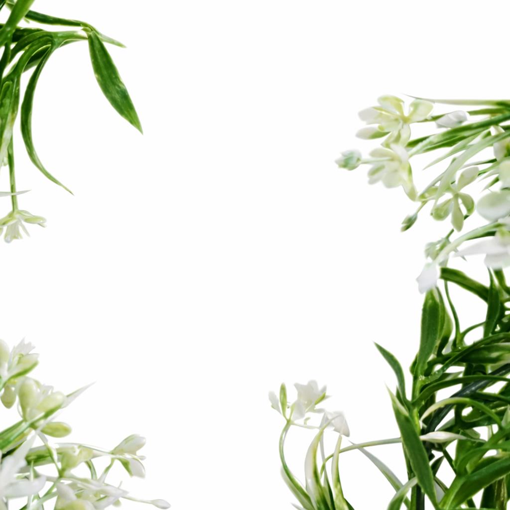 170cm Artificial White Flowering Greenery Garland Hanging Decoration – image 4