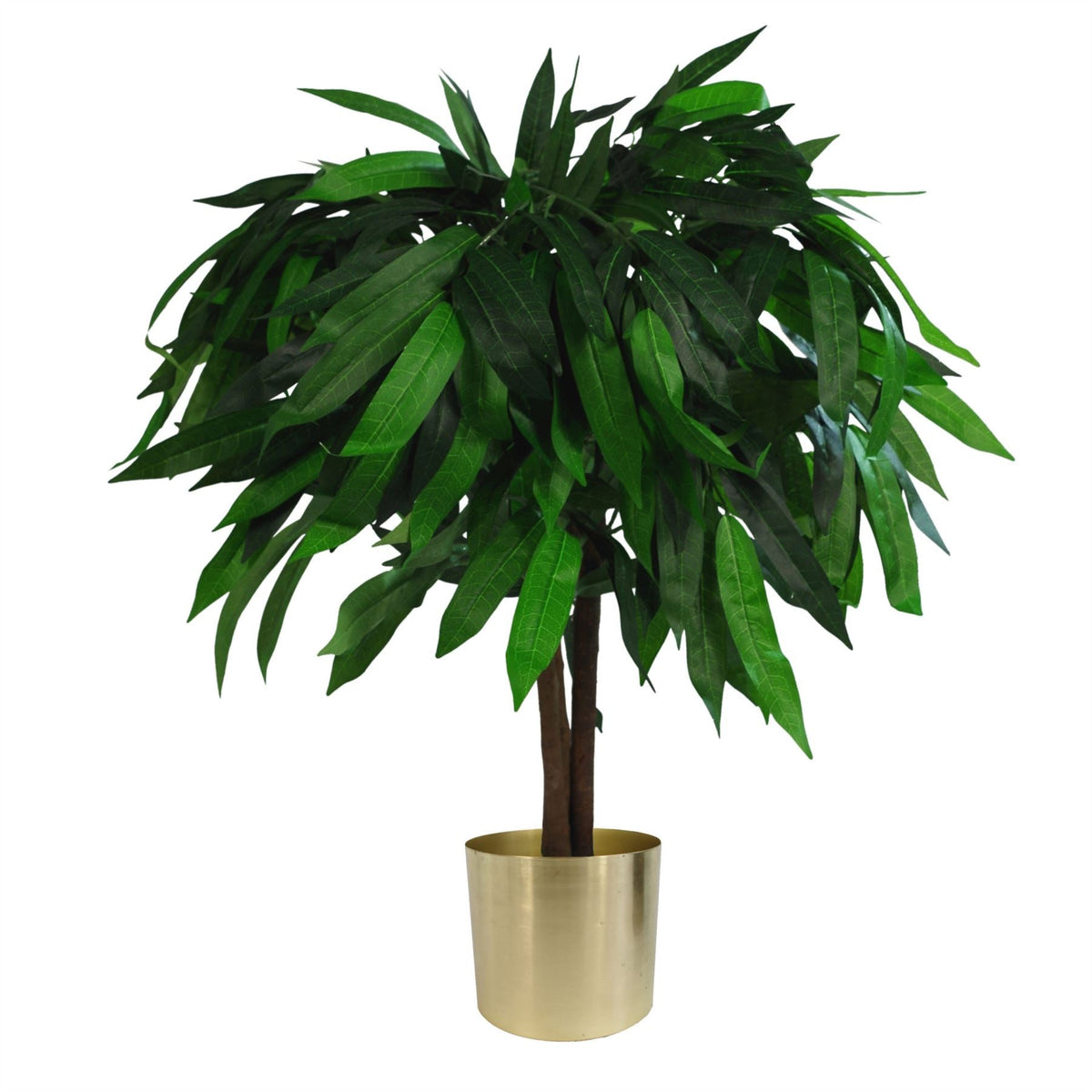 80cm Large Artificial Mango Tree with Metal Planter