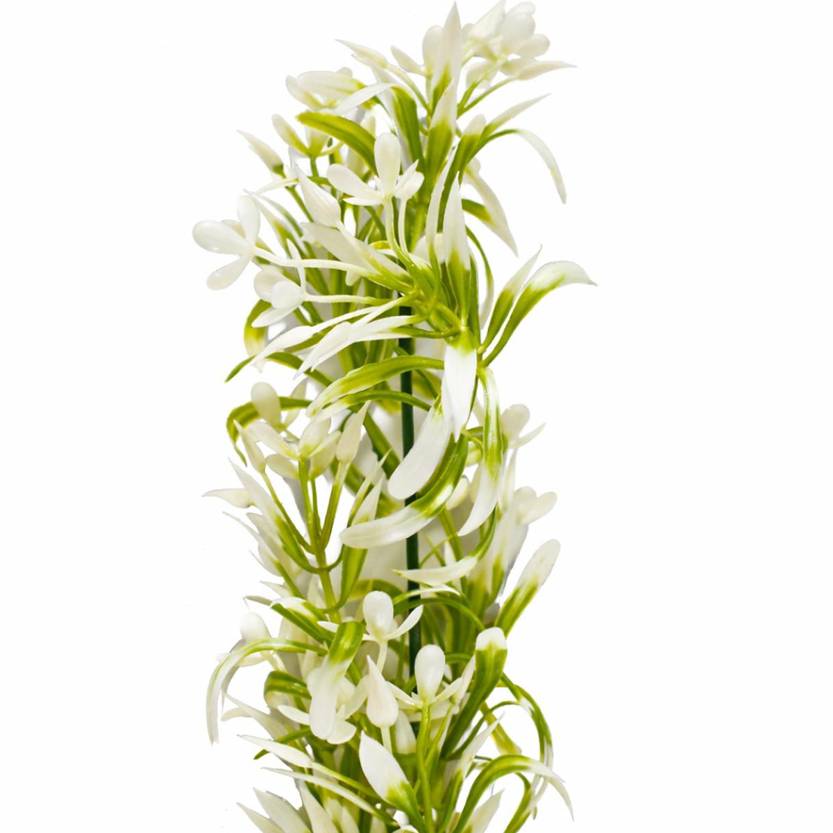 48cm Artificial White Blossom Spray Stem – image 5