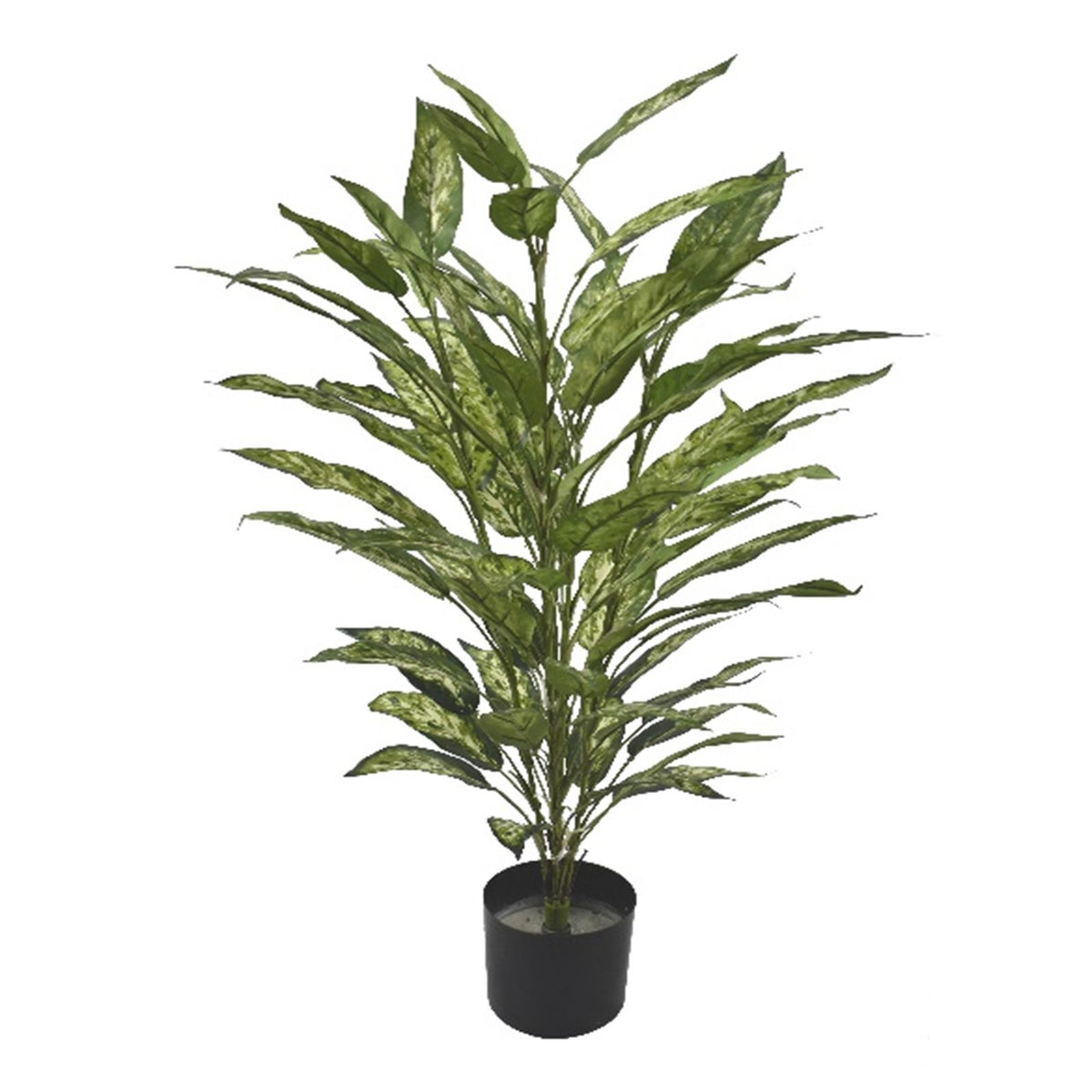 80cm Artificial Fire Retardant Aglaonema Bush with 72 Leaves