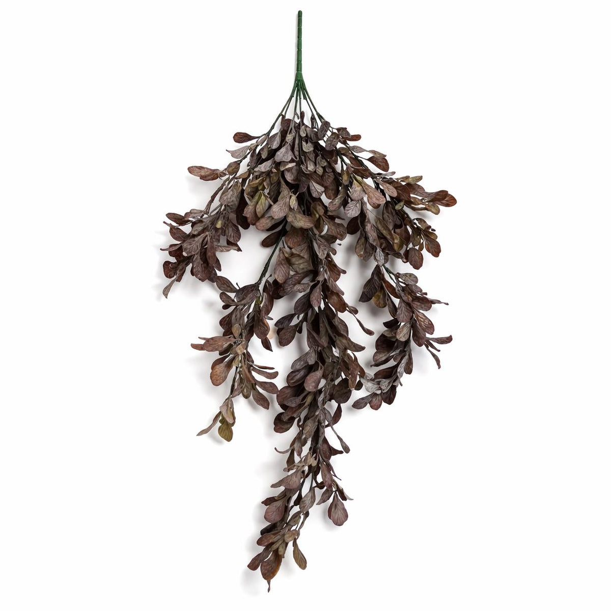 70cm Artificial Trailing Leaf Spray Stem - Dusty Purple - Single Plant