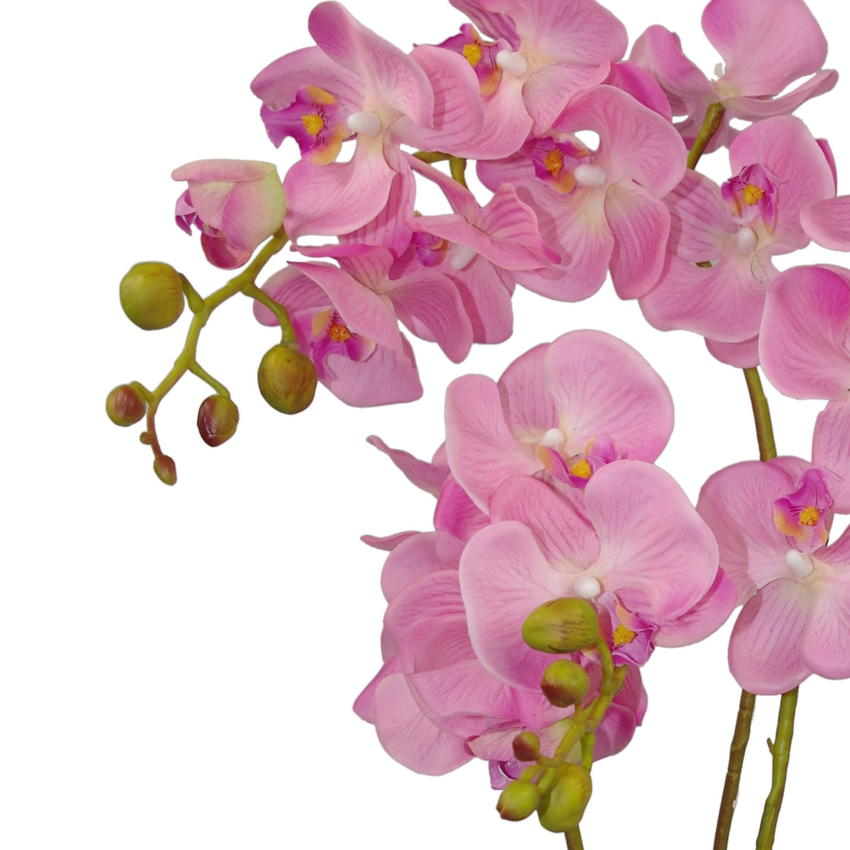 60cm Artificial Luxury Orchid -Triple Stem - Pink Realistic Plant – image 3