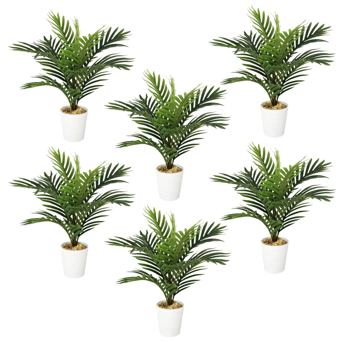 50cm Artificial Mini Palm Tree Realistic Potted – image 7