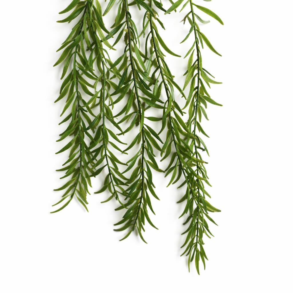 100cm Artificial Trailing Rhipsalis Style Hanging Plant - Dark Green Tips – image 3