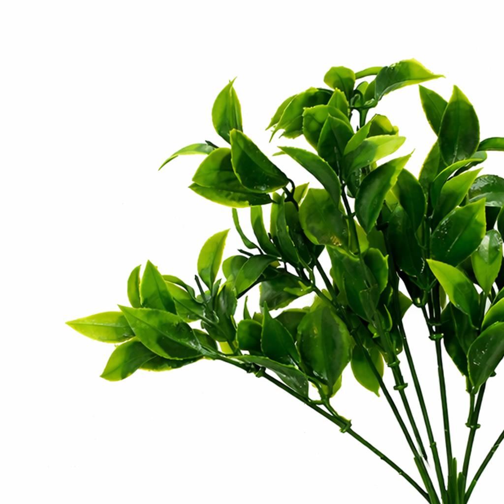30cm Artificial Boxwood Leaf Foliage Spray Stem – image 8