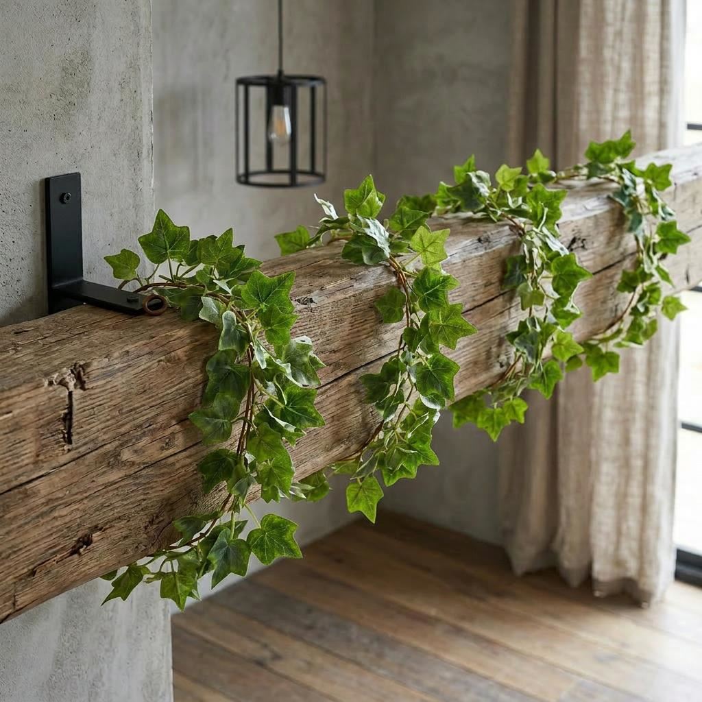 160cm Artificial Ivy Garland Trailing Hanging Plant Faux Foliage - Green – image 7