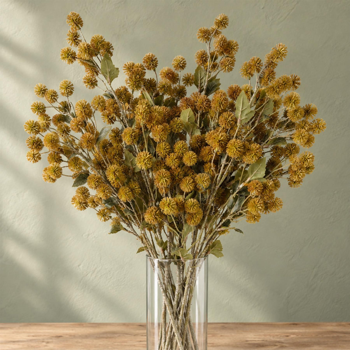 85cm Craspedia Stem Faux Artificial