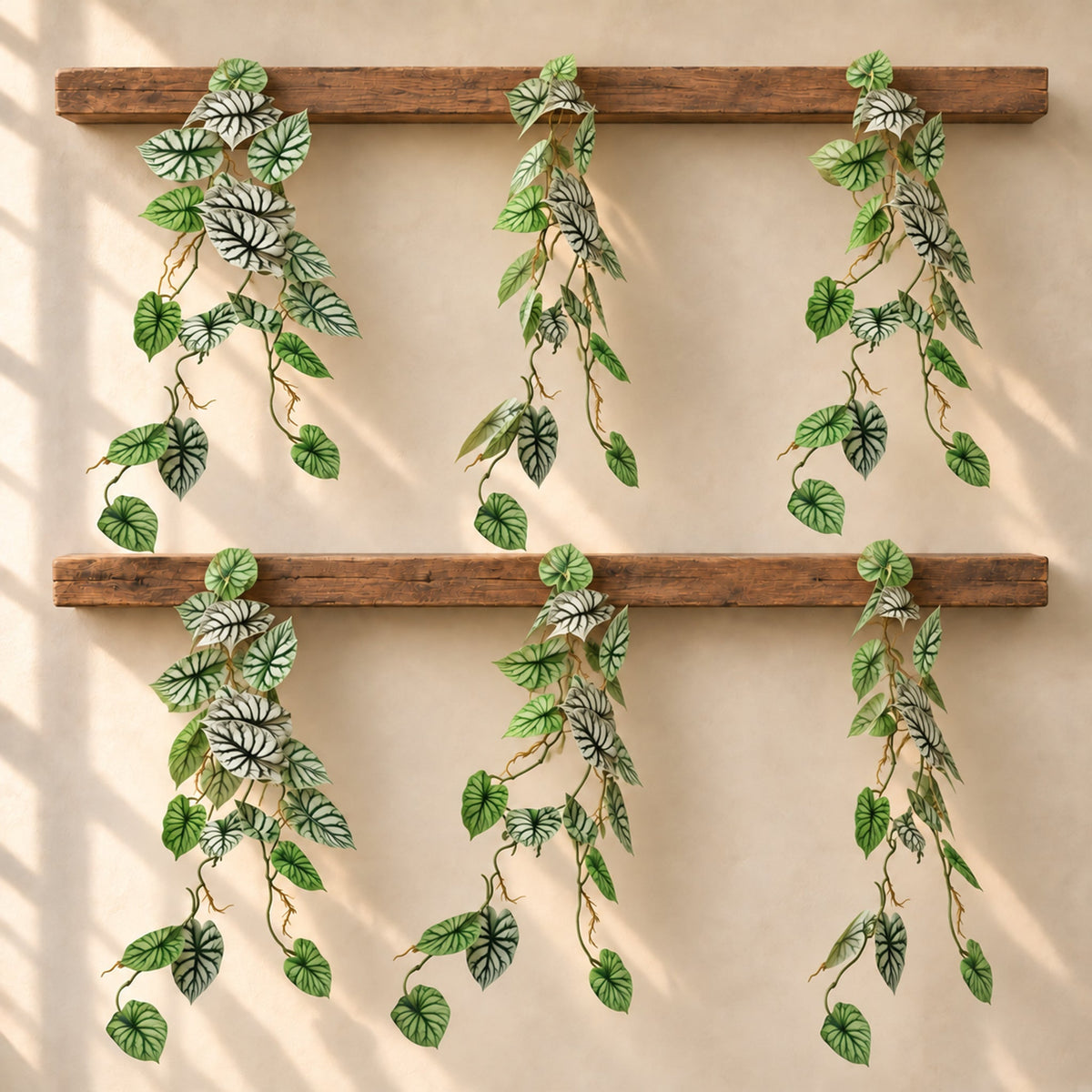 120cm Artificial Hanging Trailing Plant Alocasia Dragon Scale
