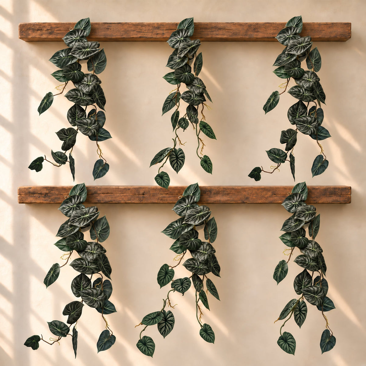 120cm Artificial Hanging Trailing Plant Alocasia Dragon Scale