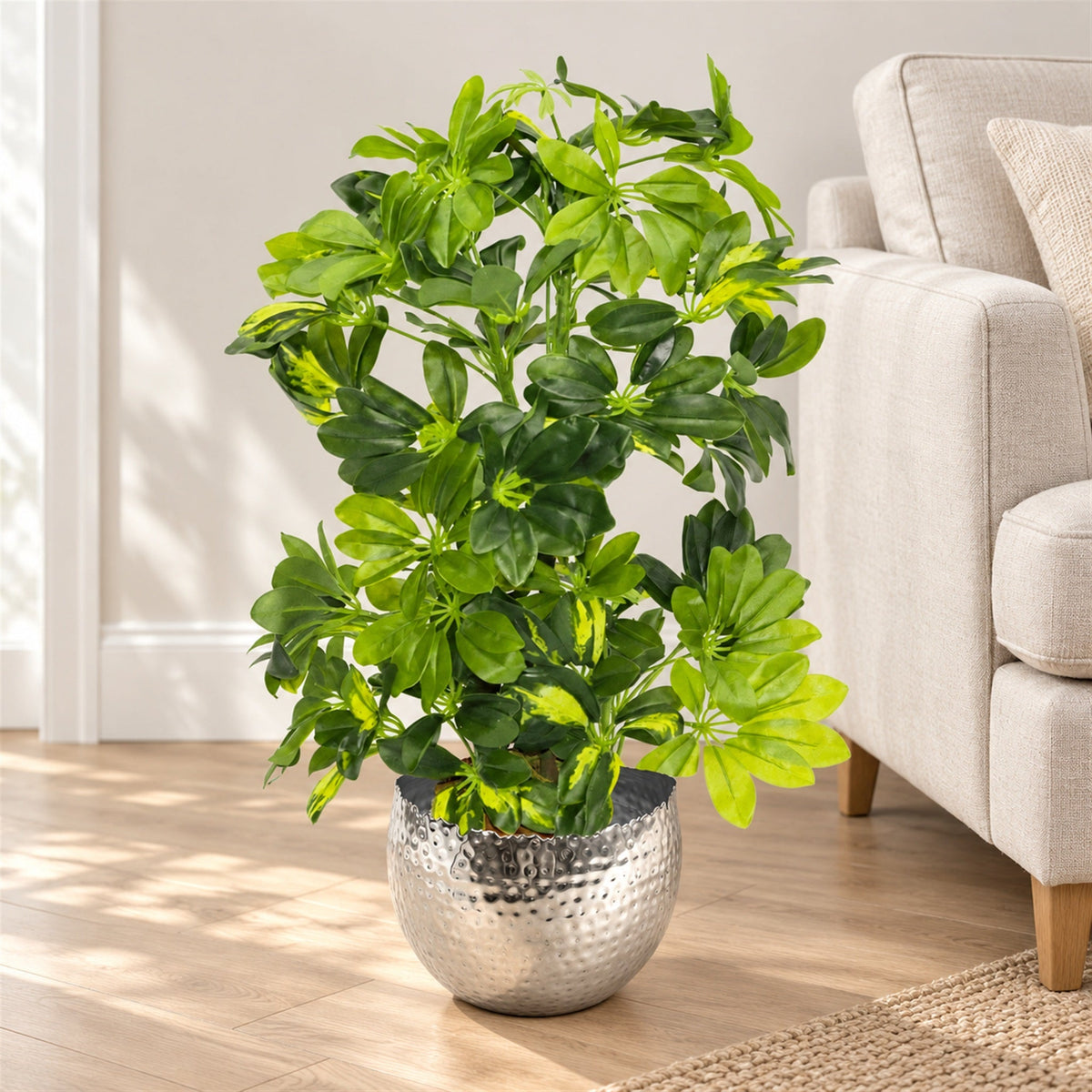 75cm Artificial Arboricola Gold Capella Plant