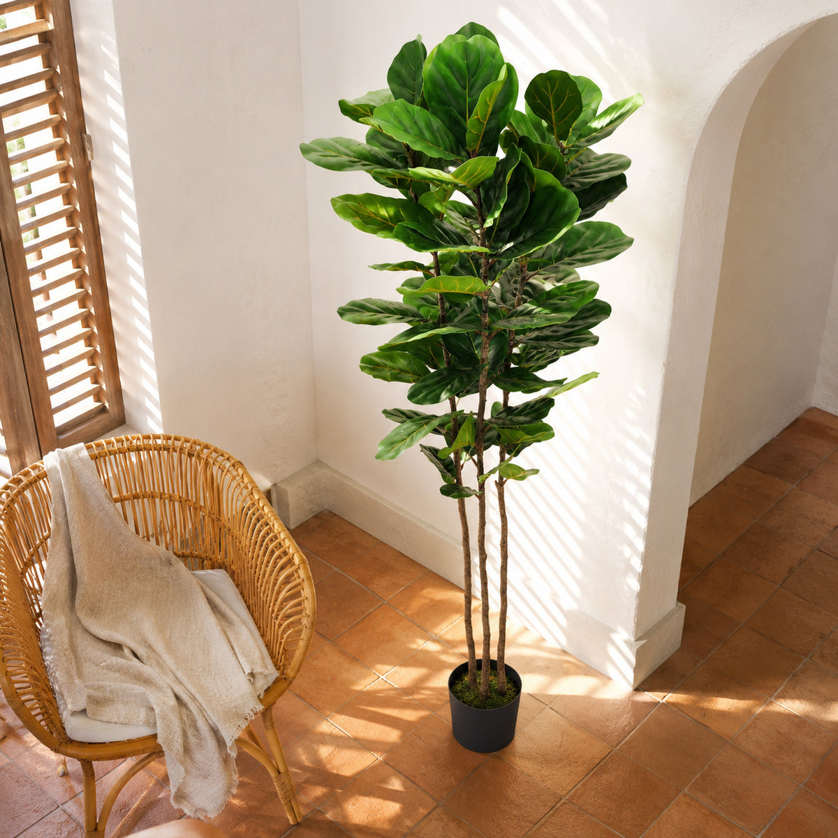 180cm Premium Artificial Fiddle Leaf Fig Tree – image 3