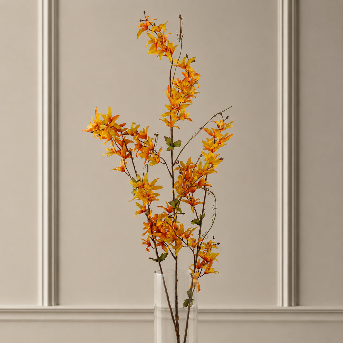 130cm Yellow Blossom Floral Spray Artificial – image 12