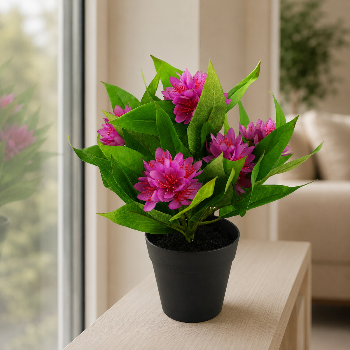 18cm Artificial Freesia Flowering Plant – image 24