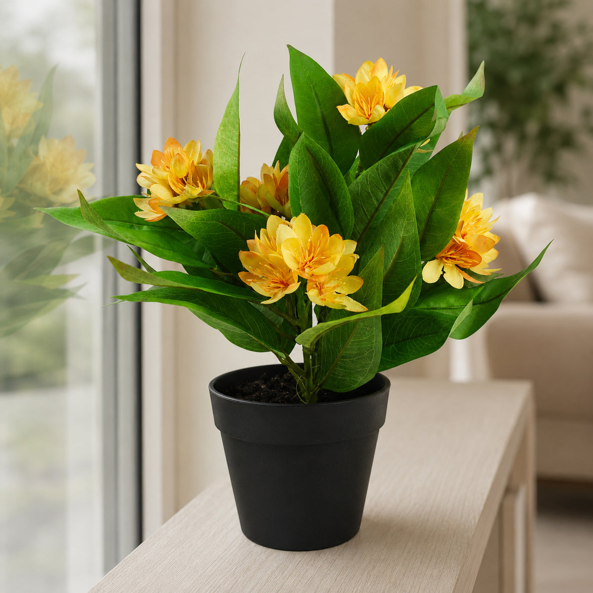18cm Artificial Freesia Flowering Plant – image 27