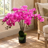85cm Artificial Deluxe Bush Orchid