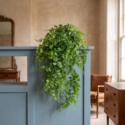 Hanging UV and Fire Resistant Artificial Green Pothos Plant 85cm