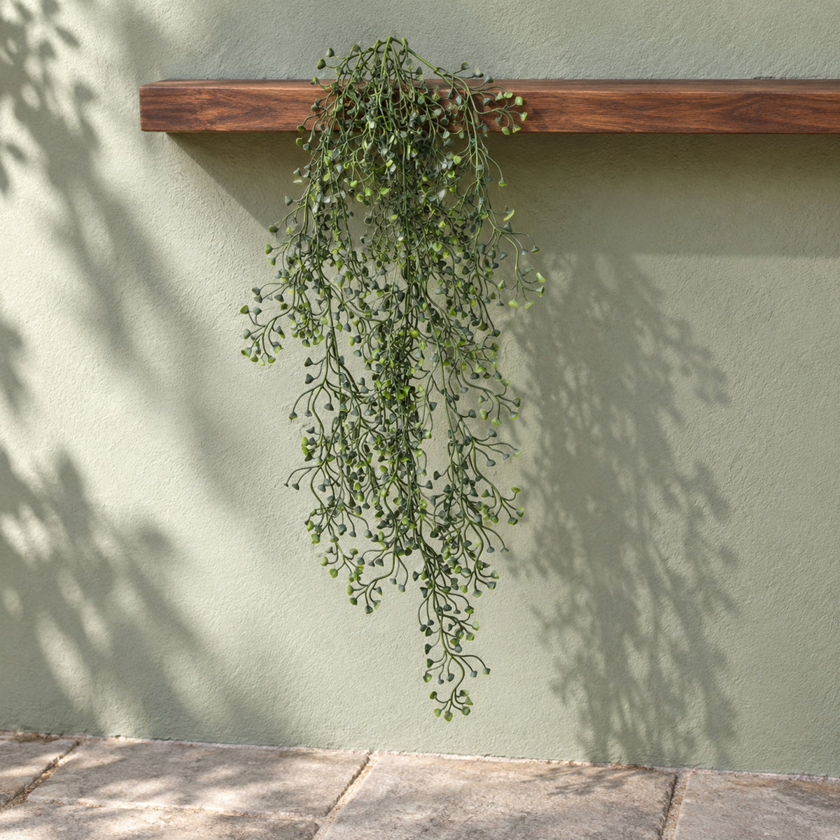 Hanging UV and Fire Resistant Artificial String Pearl Plant 75cm