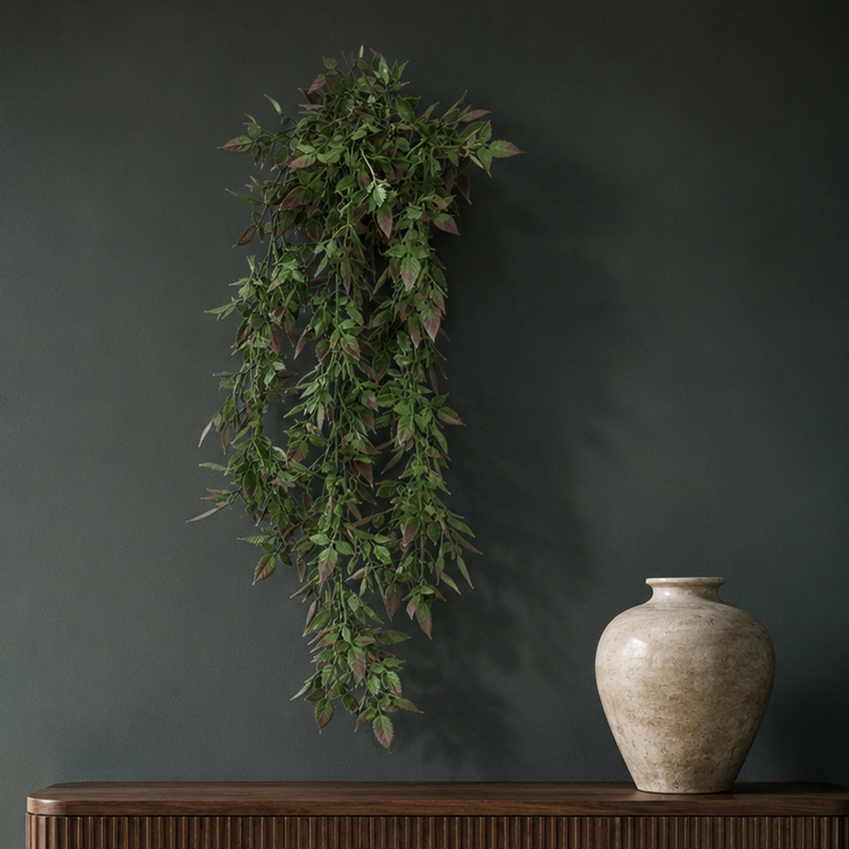 Hanging UV and Fire Resistant Artificial Angel Plant 76cm – image 2