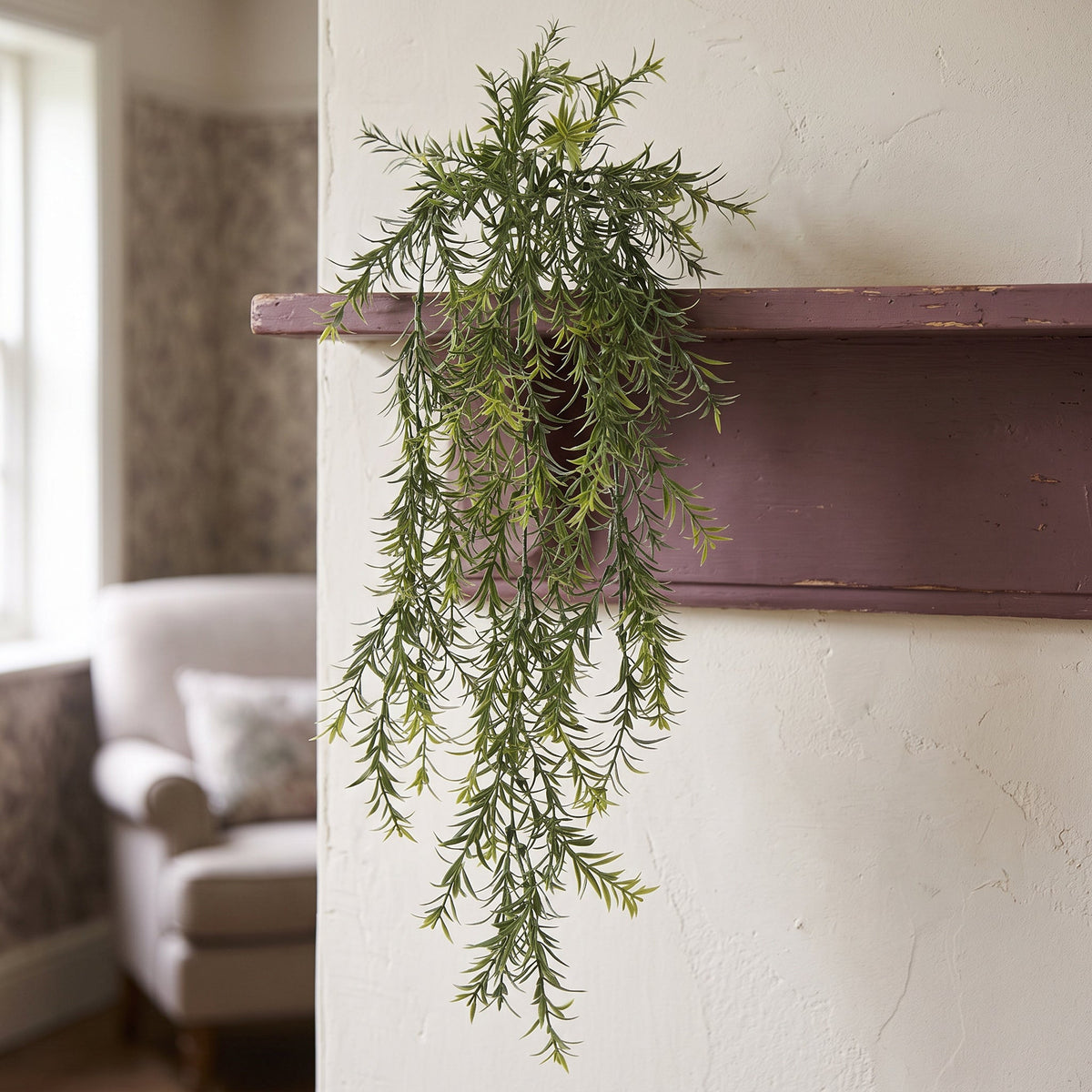 Hanging UV and Fire Resistant Artificial Spider Fern Plant 78cm