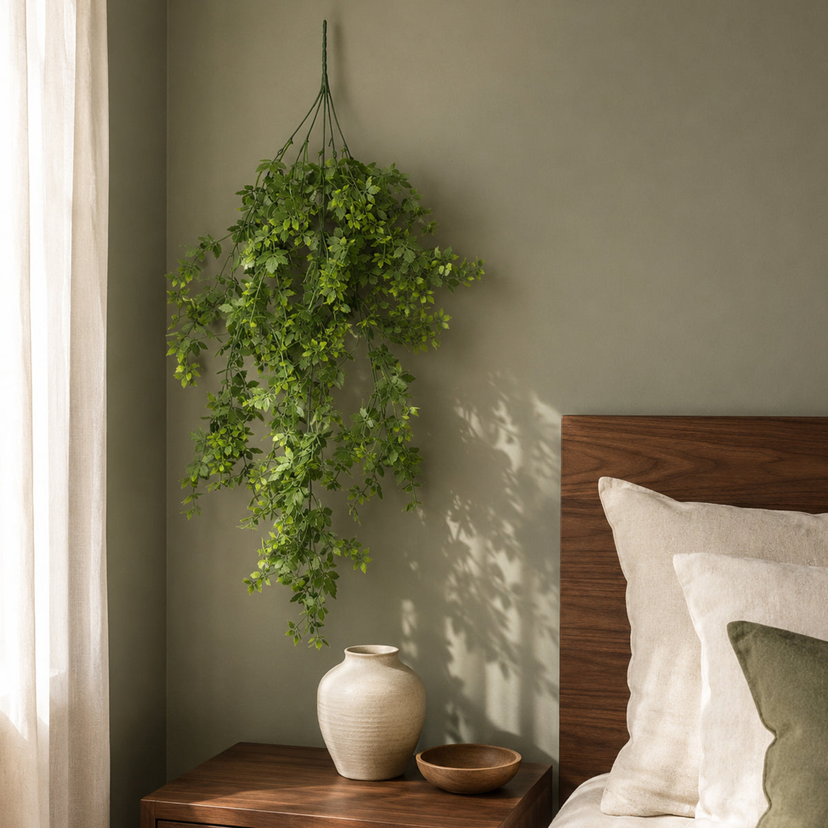 Hanging UV and Fire Resistant Artificial Forest Foliage Plant 81cm – image 2