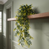 Hanging UV and Fire Resistant Artificial Variegated Plant 76cm